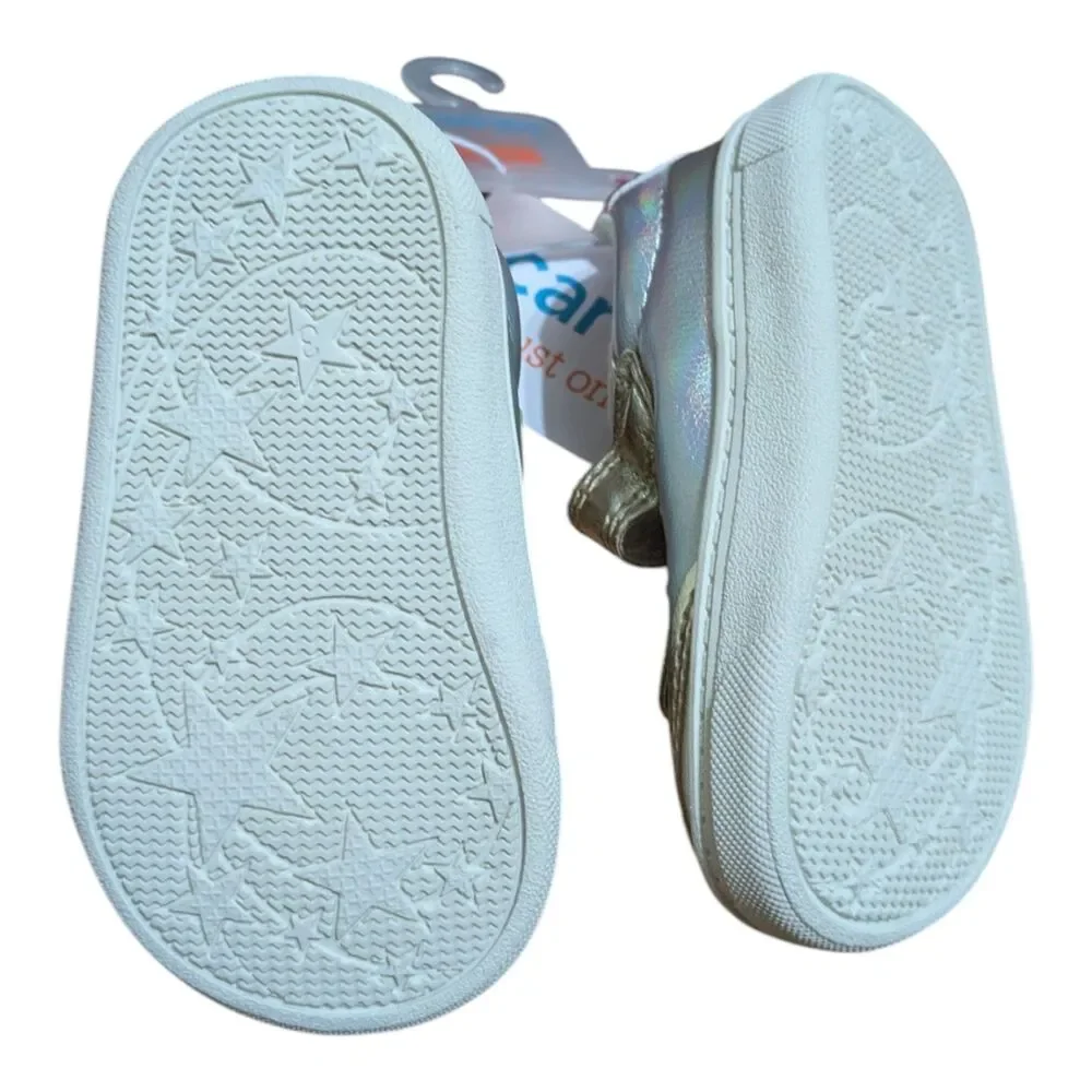 Carter’s Just One You Infant Size 3 Gold Iridescent Shoes